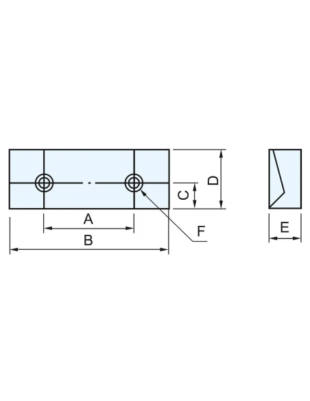 Falci inferioare DJ 130 pentru menghina - Fixare sigura