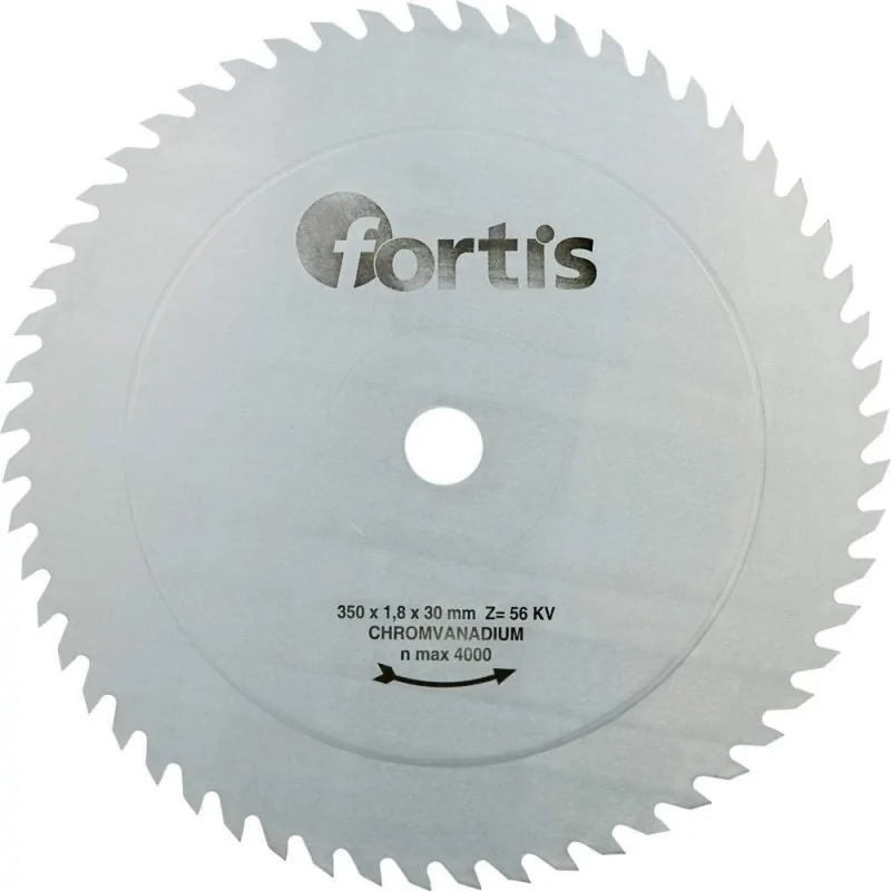 Disc de fierastrau circular pentru taiere grosiera 300 x 30 mm, 56 T FORTIS Germania - 1