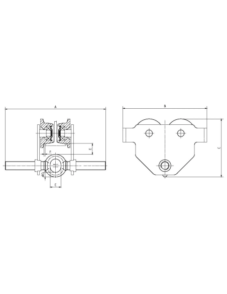 Carucior manual profil I Unicraft, compact si sigur