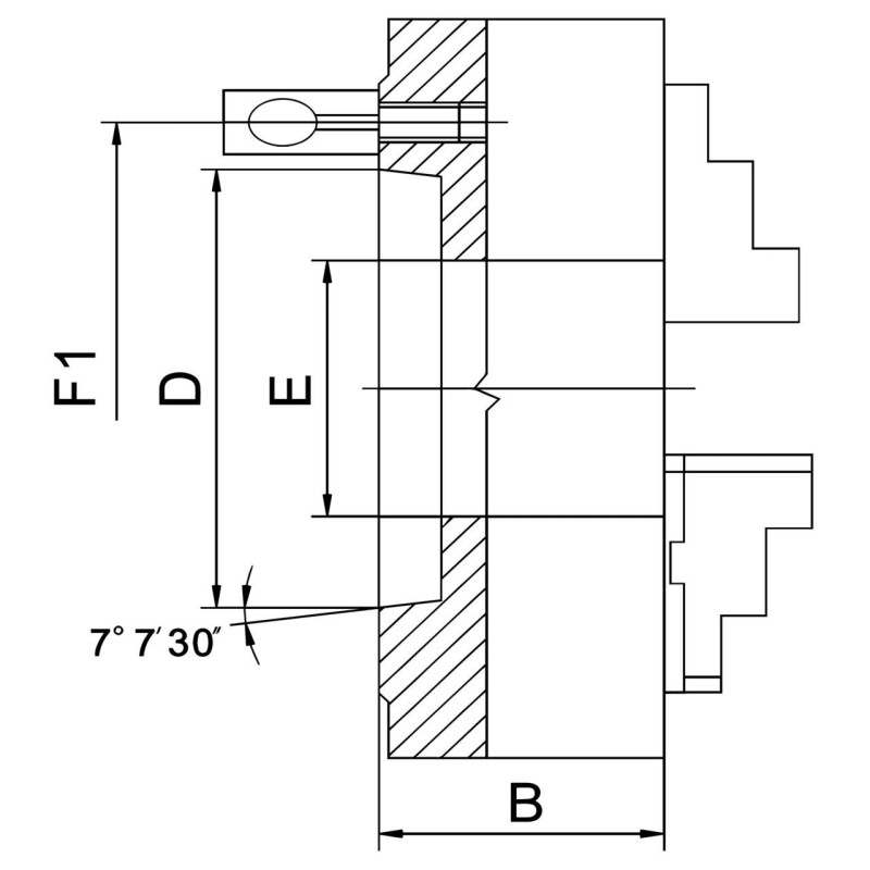 Universal de precizie cu 4 bacuri PO4-400/D8 BISON Polonia