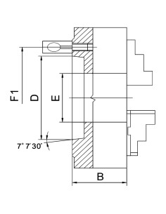 Universal precizie PO4-315/D11 cu 4 bacuri