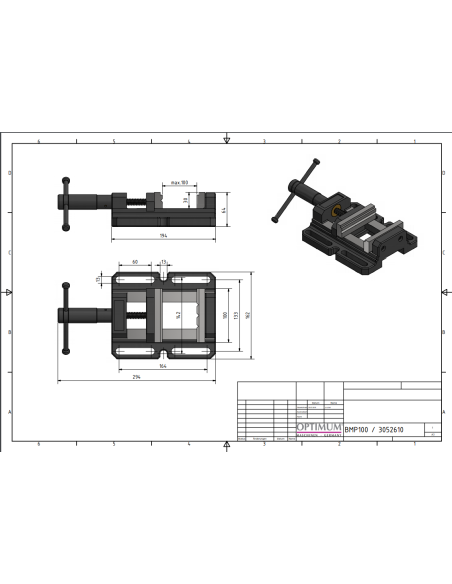 Menghina Optimum BMP 100, fixare precisa si robustete