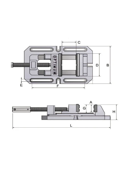 Menghina industriala Optimum BSI 100 cu bacuri prismatice