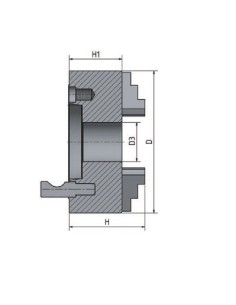 Universal cu 3 bacuri D200, fixare centrica eficienta