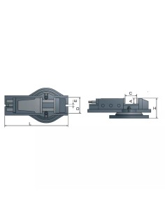 Menghina hidraulica HMS 150, forta de fixare constanta 2