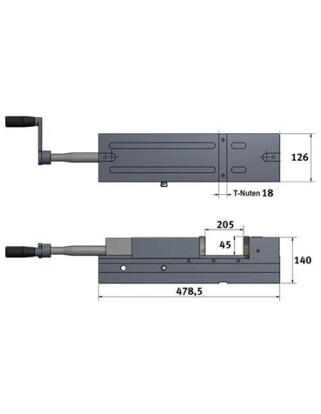 Menghina modulara hidraulica HCV 125, precizie CNC