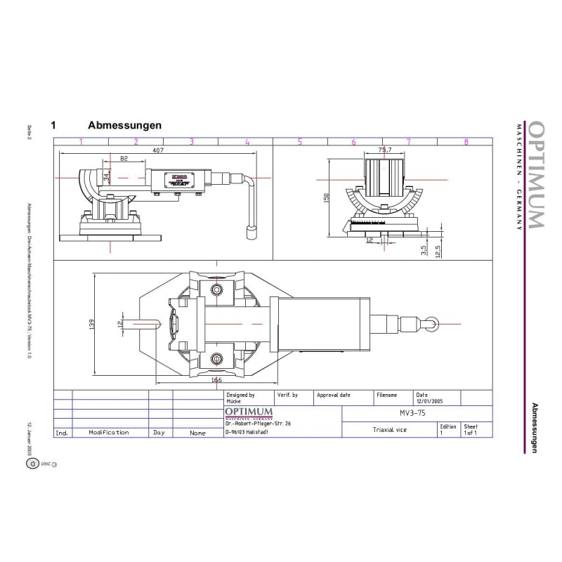 Menghina Optimum MV3-75, solida si rotativa