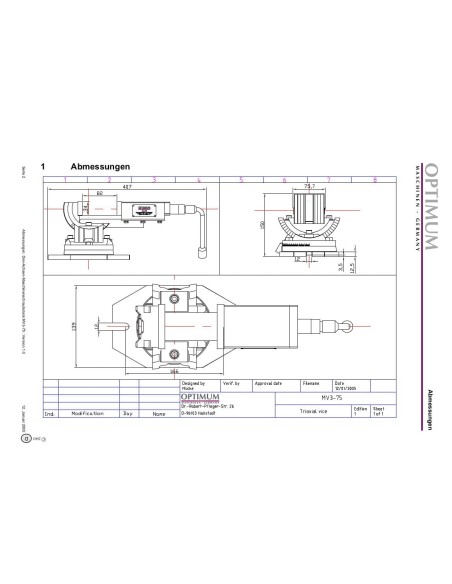 Menghina Optimum MV3-75, solida si rotativa