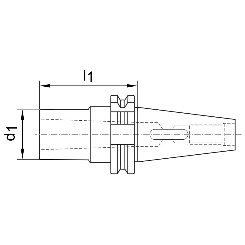 Adaptor extractie DIN 69871 SK 40-MK 1, rezistent