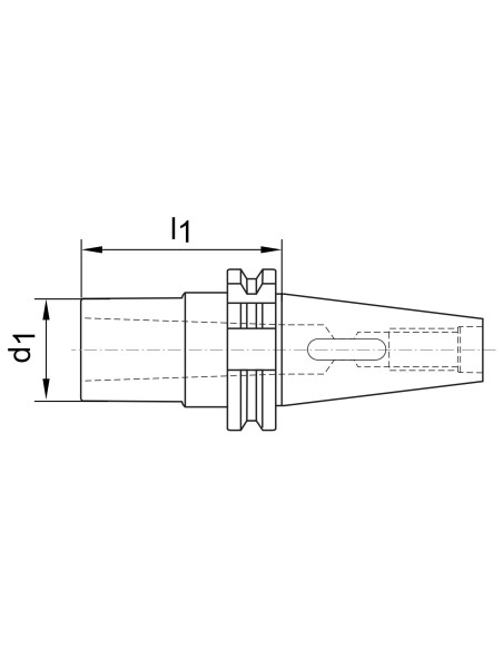 Adaptor extractie DIN 69871 SK 40-MK 1, rezistent