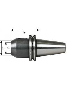 Portscula DIN 69871 AD pentru unelte cu ISO 40 2