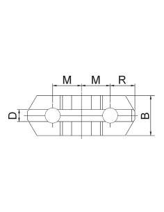 Bacuri reversibile din otel pentru universal 500 mm 2