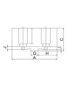 Bacuri superioare moi din otel, pentru universal 630 mm 2