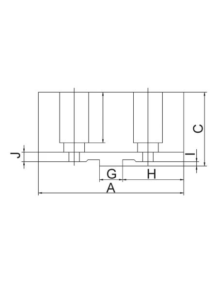 Bacuri superioare STJ-PS4-315 din otel moale