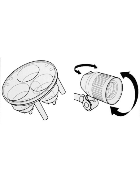 Lampa zona lucru, brat flexibil, rezistenta optima