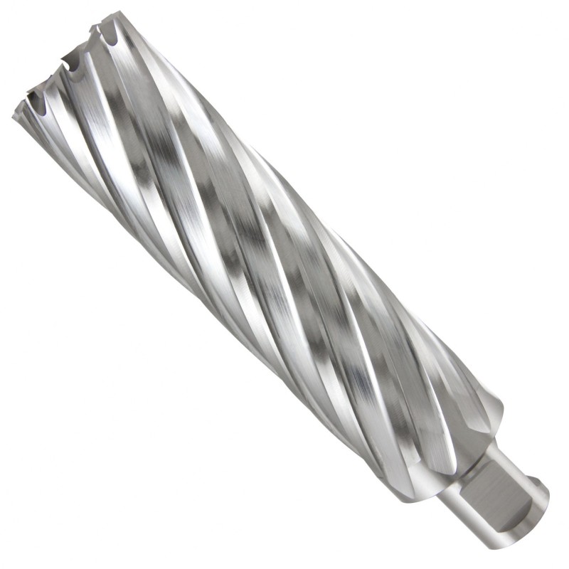 Burghiu coroana HSS pentru gaurire in metal, Weldon 3/4"