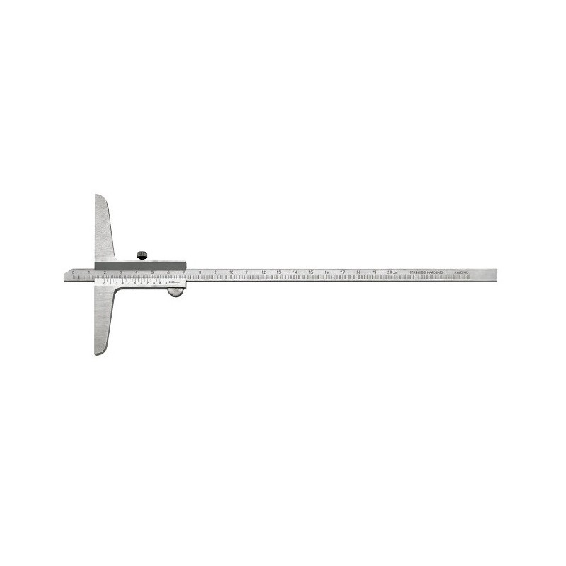 Subler adancime 200 mm, vernier de precizie