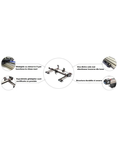 Masina de gravat si taiat cu laser CO2 Laser 1612Z - 160 W Cormak CORMAK - 2