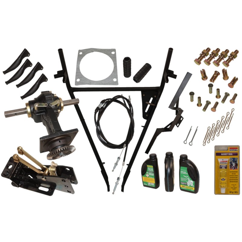 Kit transmisie diferential motocultor pentru performanta