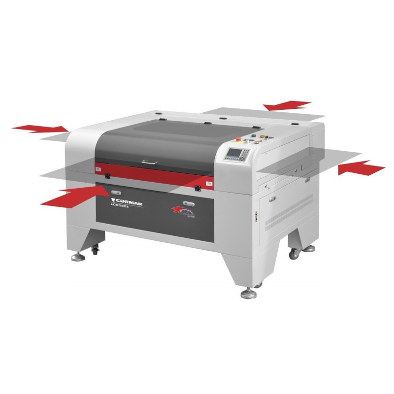 Masina laser CO2 Cormak LC 6090Z pentru gravura precisa