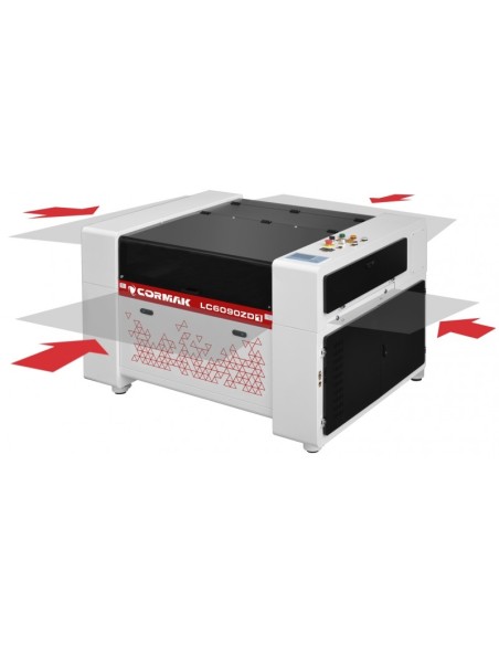 Masina gravat laser CO2 Cormak LC 6090ZD1, precizie superioara