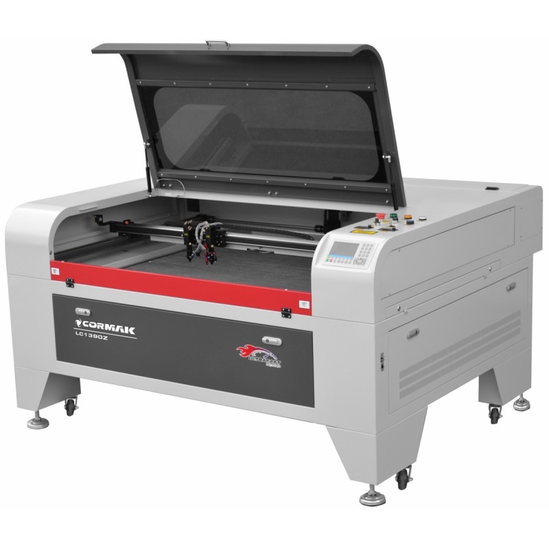 Laser CO2 Cormak LC 1390ZD2, precizie la taiere si gravare