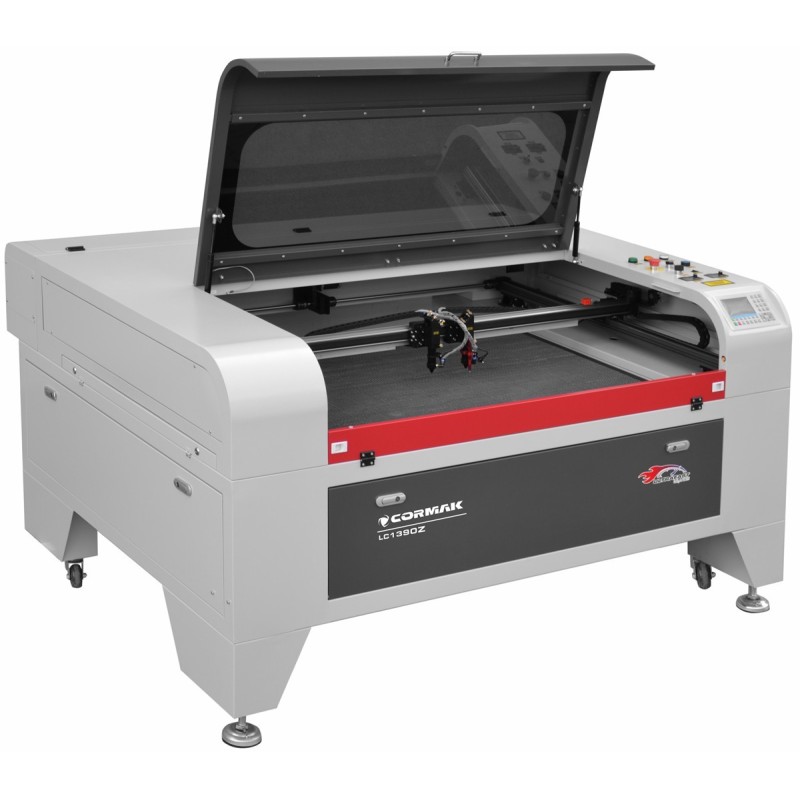 Laser CO2 Cormak LC 1390ZD2, precizie la taiere si gravare