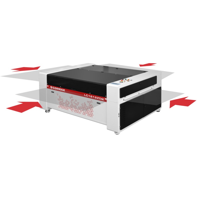 Masina de gravat laser CO2 Cormak 150W, precizie maxima