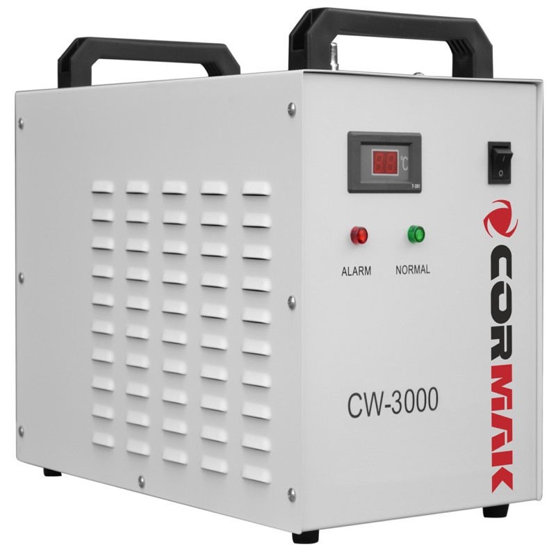 Chiller CW-3000 oferind racire eficienta pentru lasere CO2