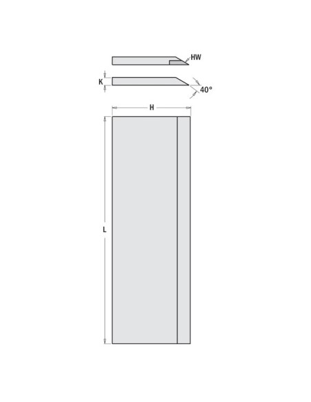 Cutite abricht HSS 180mm CMT, performata superioara