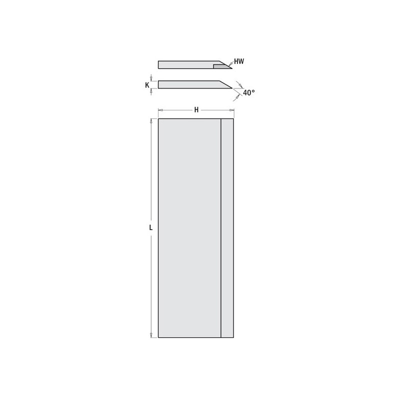 Set cutite abricht HSS 260mm, calitate superioara CMT