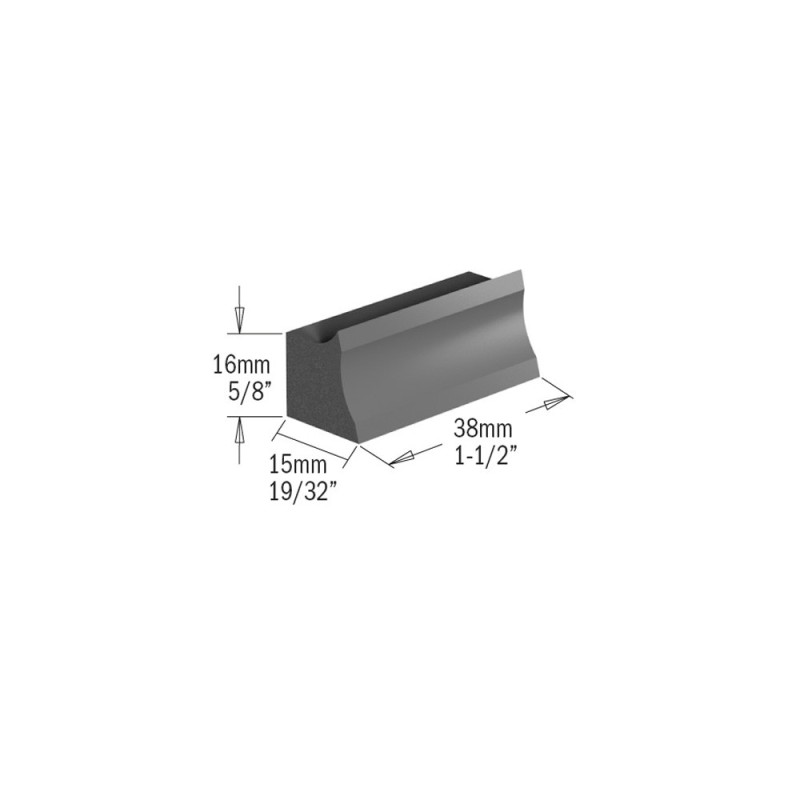 Cap freza lemn profilate 100x30 mm, precizie tamplarie