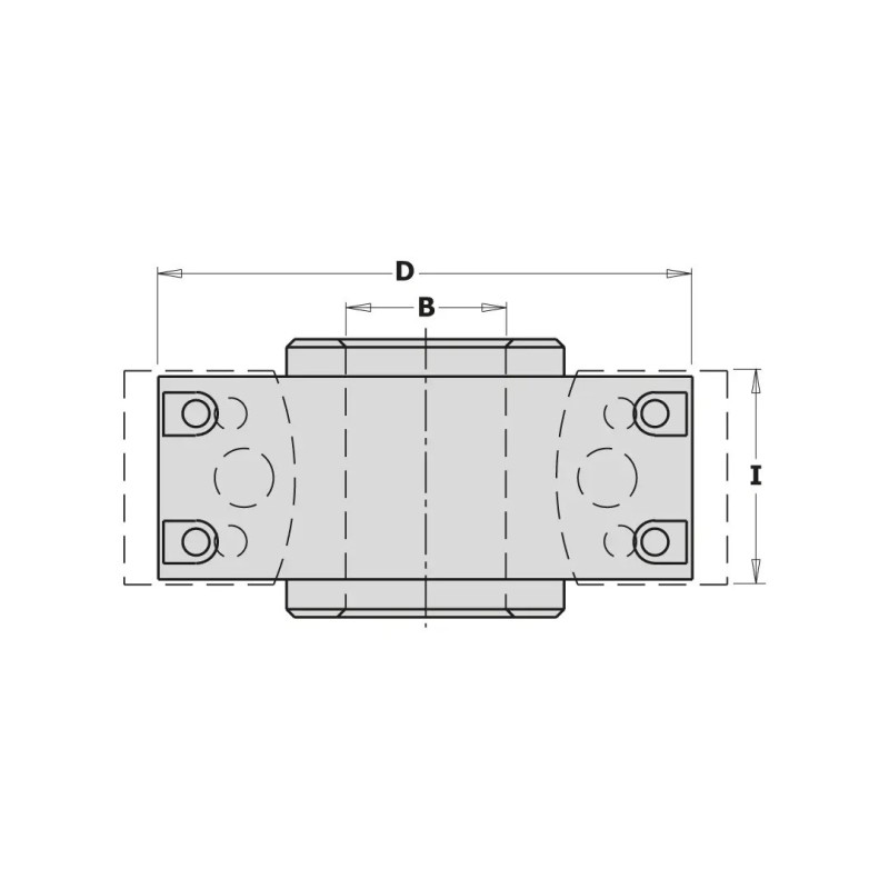 Cap freza lemn cu placute profilate si limitator, ideal pentru tamplarie