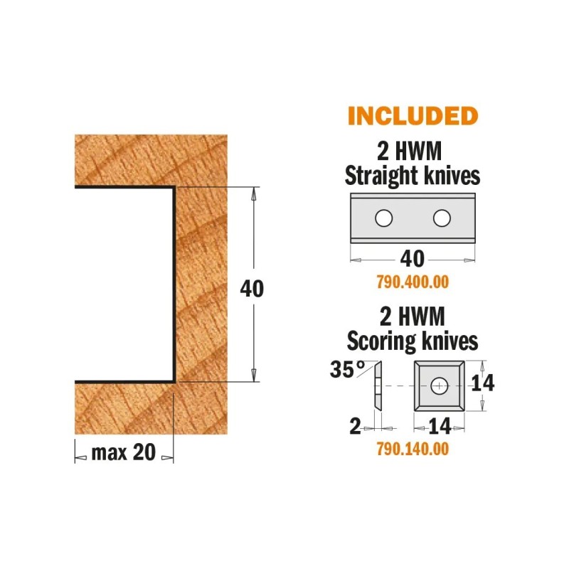 Cap frezare 125x40 mm Aluminiu - Performanta prelucrare lemn