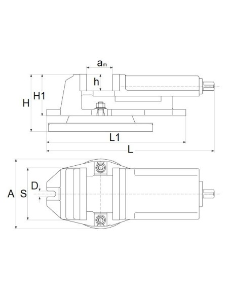 Menghina Cormak QH100 cu baza rotativa precisa