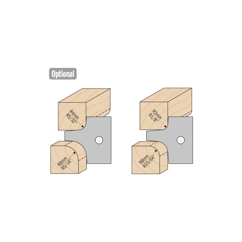 Cap frezare 113x31 Z2, versatil pentru profile complexe