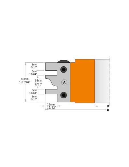 Cap freza lemn 120x30, precizie pentru tamplarie profesionala