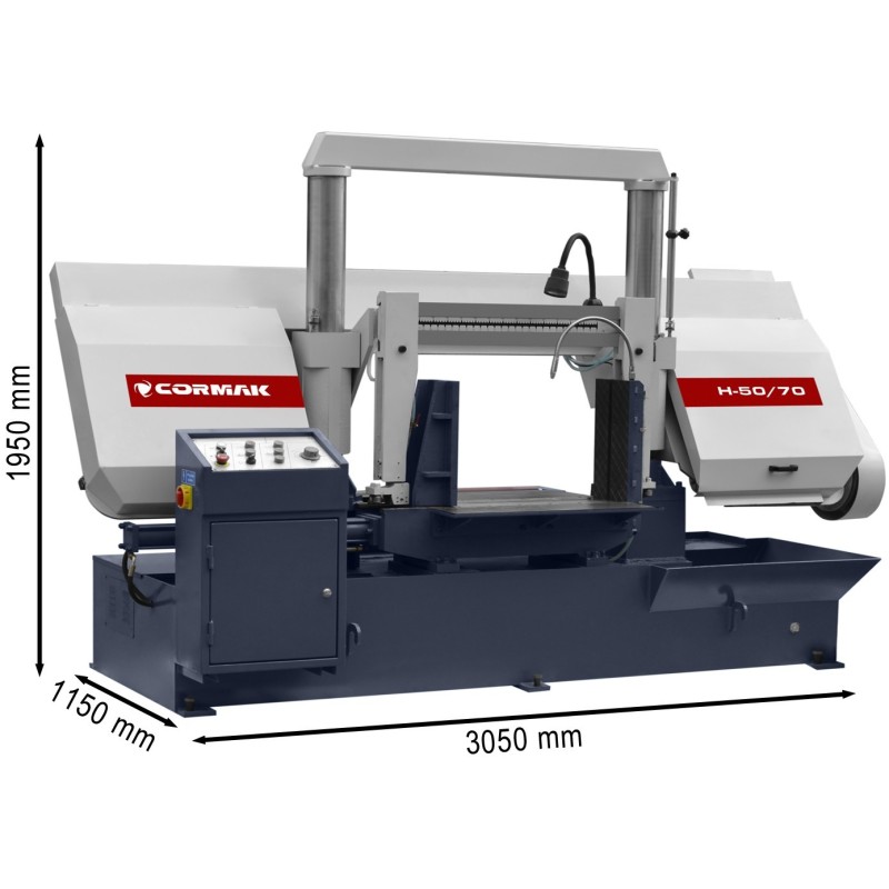 Ferastrau Cormak H-50/70, taiere metal precisa