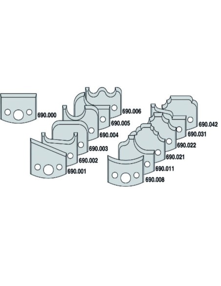 Set freze lemn profesionist cu 13 piese de la CMT