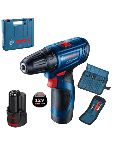 Bosch GSR 120-LI, masina de gaurit cu valiza