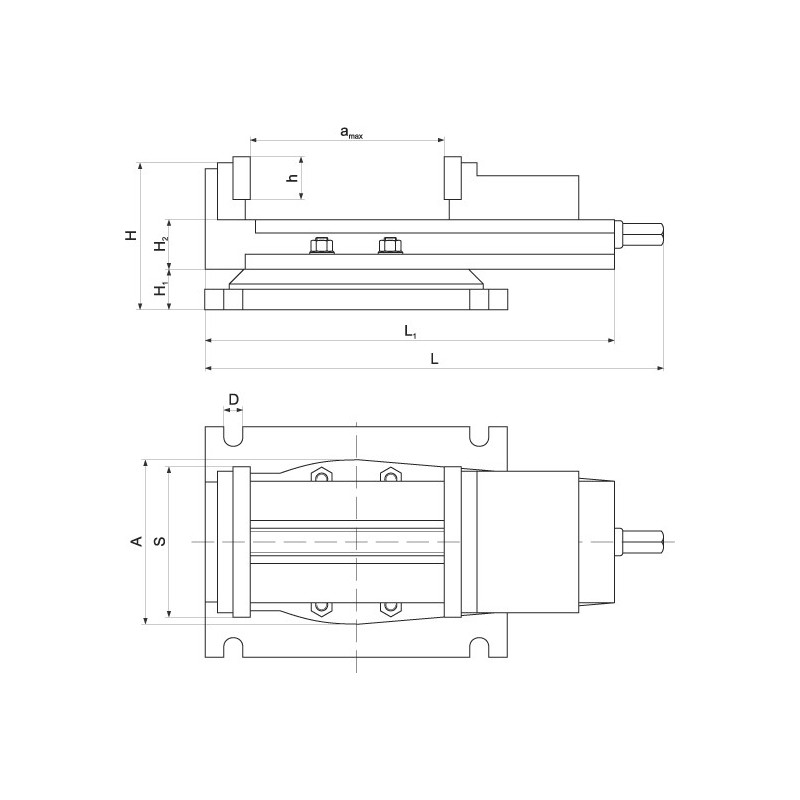 Menghina Cormak QB320 cu baza rotativa pentru precizie