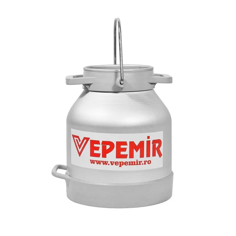 Bidon colectare VEPEMIR, din Aluminiu, capacitate 20 litri, cu manere VEPEMIR - 5