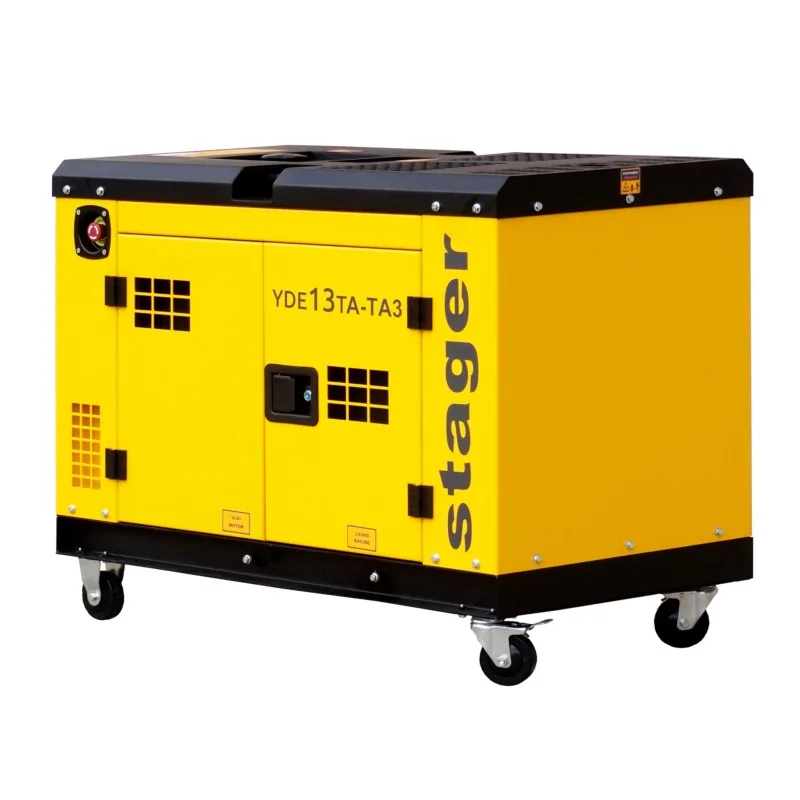 Stager YDE13TA-TA3 Generator insonorizat 9kW, 3000rpm, dual, diesel, pornire electrica STAGER - 1