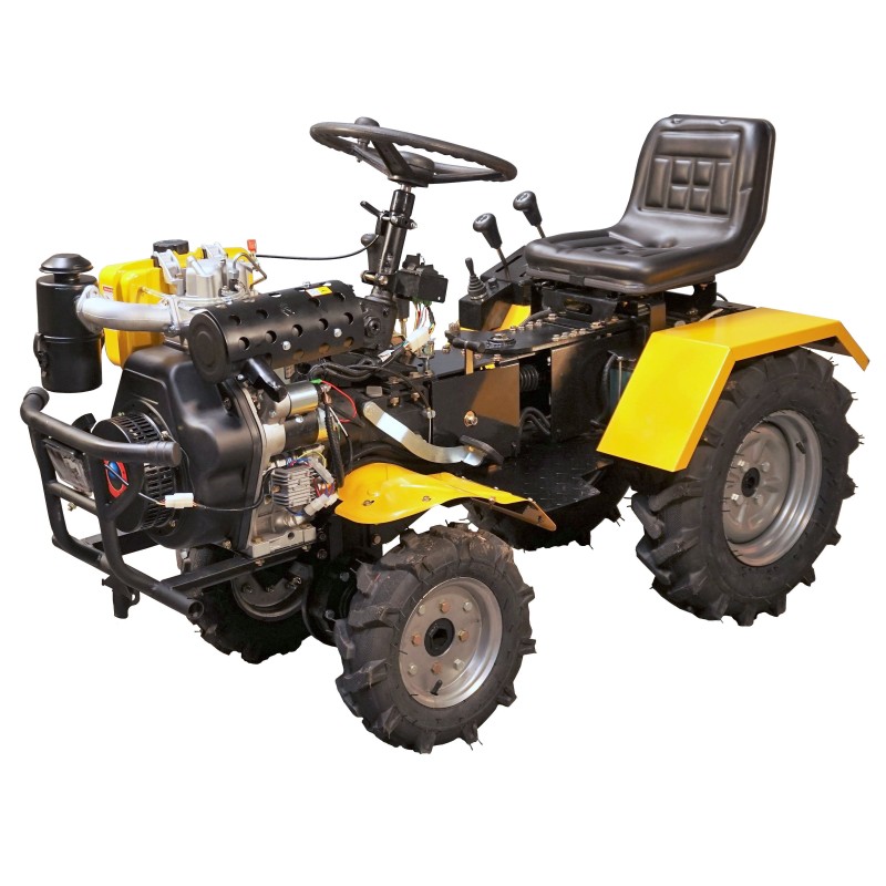 Minitractor ProGARDEN Campo T12609 4x4 diesel 12CP