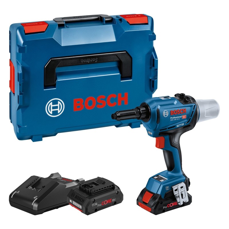 Nituitor versatil Bosch GRG 18V-16 C pentru nituire precisa