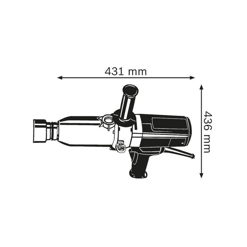 Masina de insurubat Bosch GDS 30 cu cuplu de 1000Nm