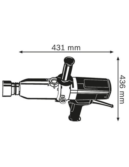 Masina de insurubat Bosch GDS 30 cu cuplu de 1000Nm