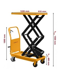 Masa cu lift mobila hidraulica Cormak TA8015 2