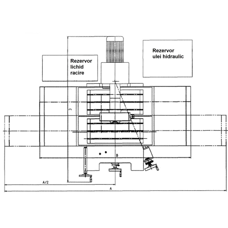 Masina de rectificat plan Cormak, precizie industriala