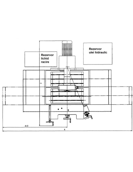 Masina de rectificat plan Cormak, precizie industriala